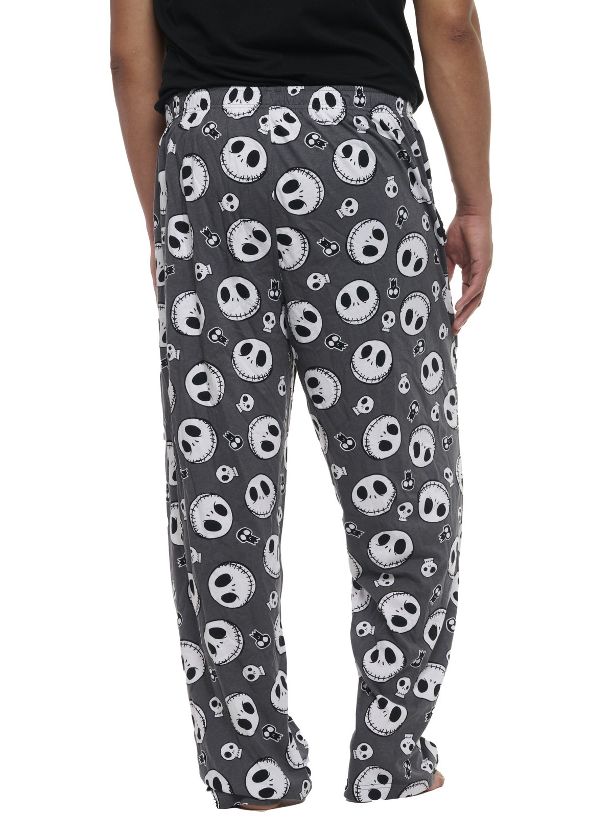 Men’s Jack Skellington Pajama Pants Lounge Wear Nightmare Before Christmas Gray