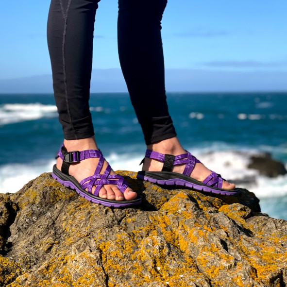 Women’s Kaiback Sierra Strappy Hiking Sandal | Cute Casual Comfort with Tread