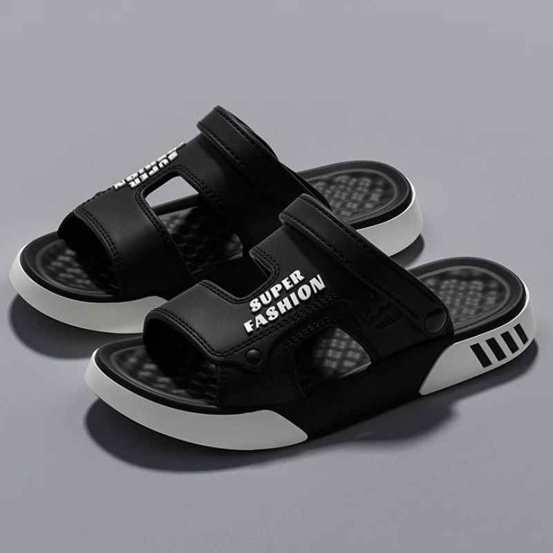 Men EVA Soft Platform Slide Slippers Indoor Outdoor Beach Sandals