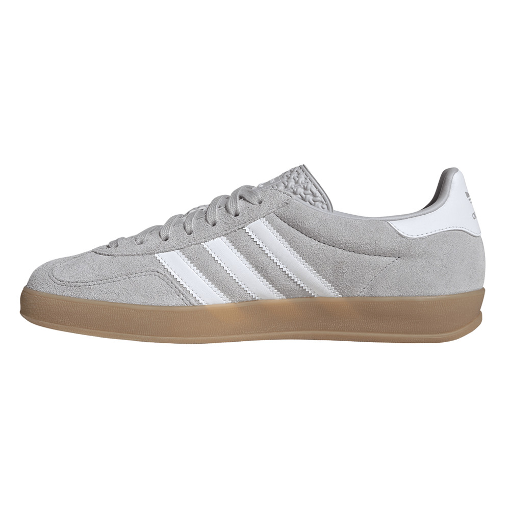 adidas Gazelle Indoor Lace Up Mens Grey Sneakers Casual Shoes JQ0176