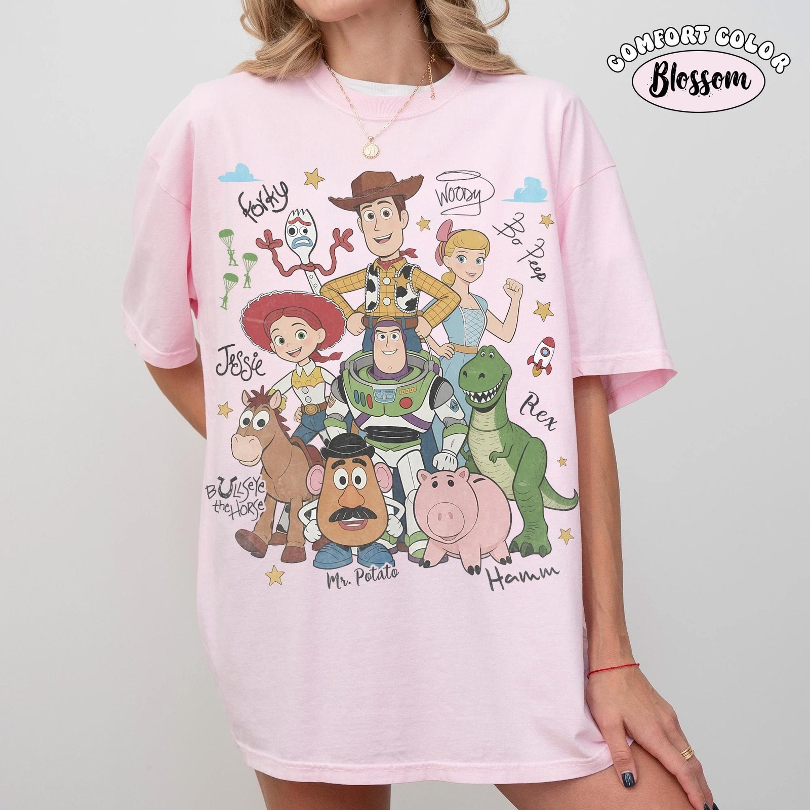 Retro Toy-Inspired Signature Graphic T-Shirt Family Vacation Tee