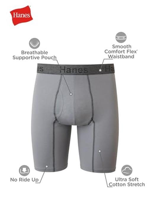 Hanes Mens 3-pack Comfort Flex Fit Ultra Soft Stretch Assorted Sizes , Colors