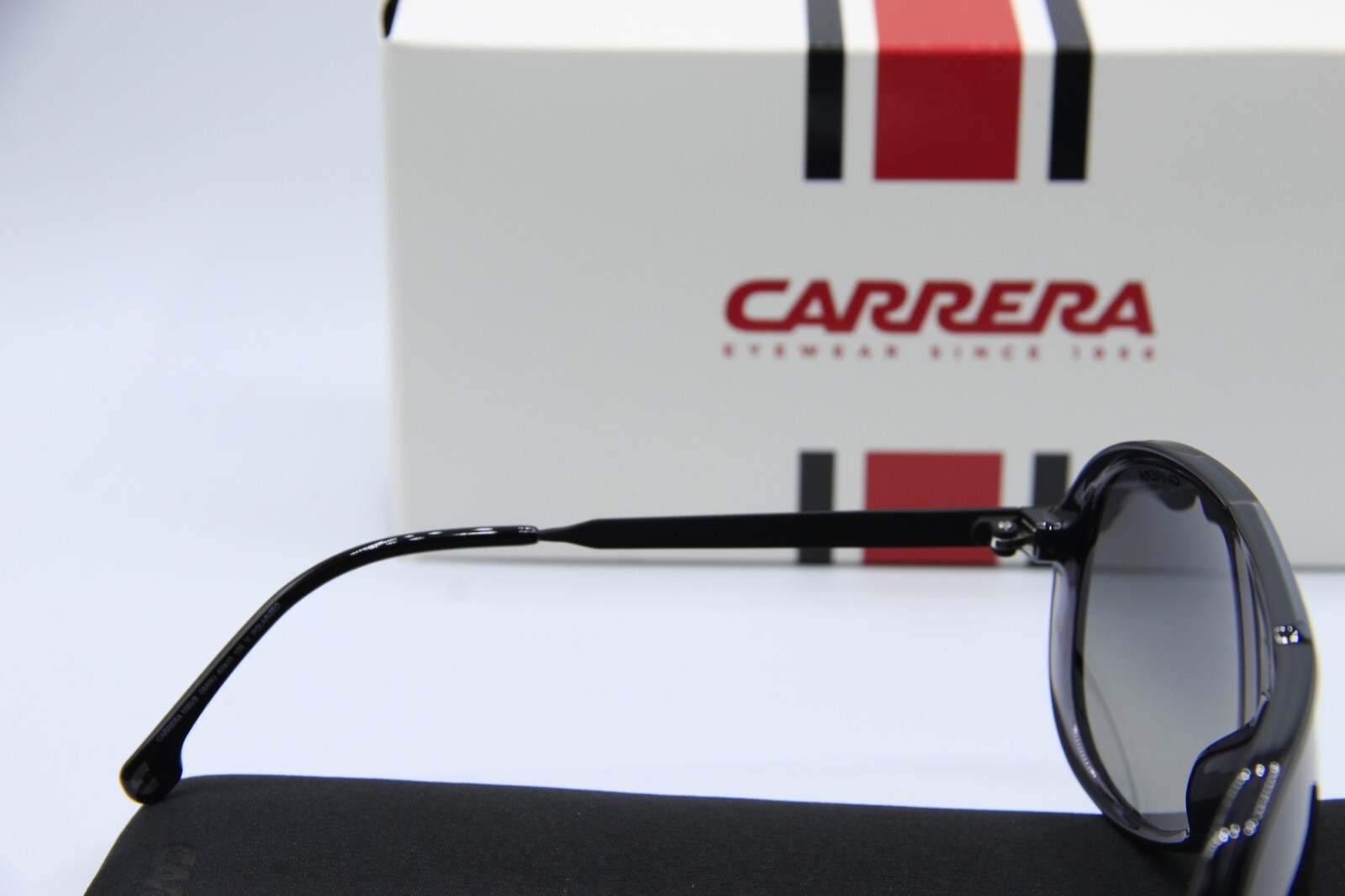NEW CARRERA 1050/S 08AWJ POLARIZED BLACK AUTHENTIC SUNGLASSES W/CASE 63-10 K1