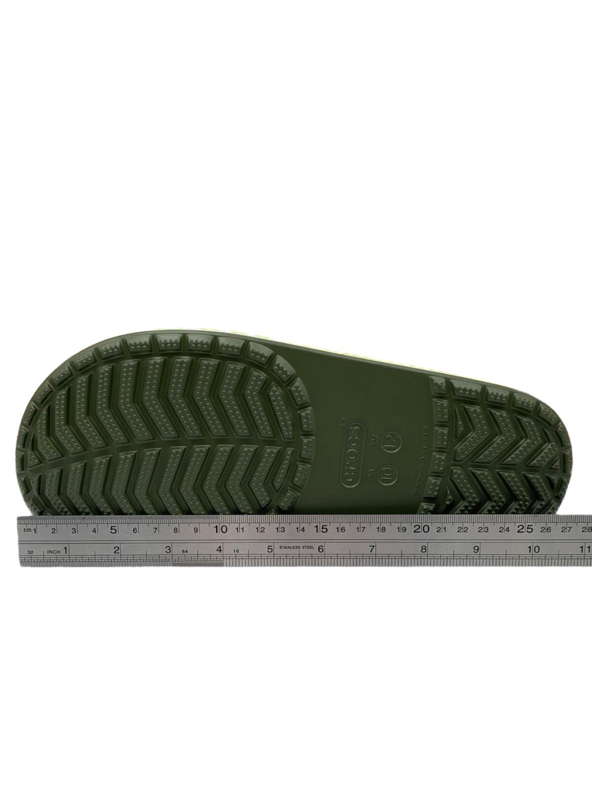 Crocs Bayaband Men’s Slide Sandals Size 10 Army Green Water Friendly