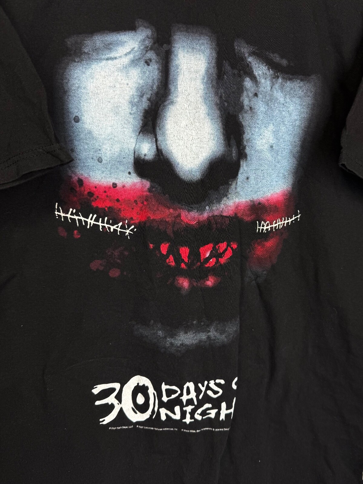 RARE 30 DAYS OF NIGHTS 2007 SHIRT BY GENTLE GIANT TEE MOVIE PROMO SIZE L