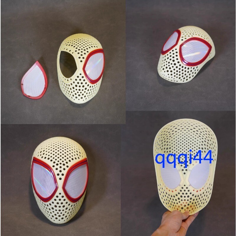 Spider Man Crossover Universe Miles Morales Mask Helmet Faceshell Eyes Gift New