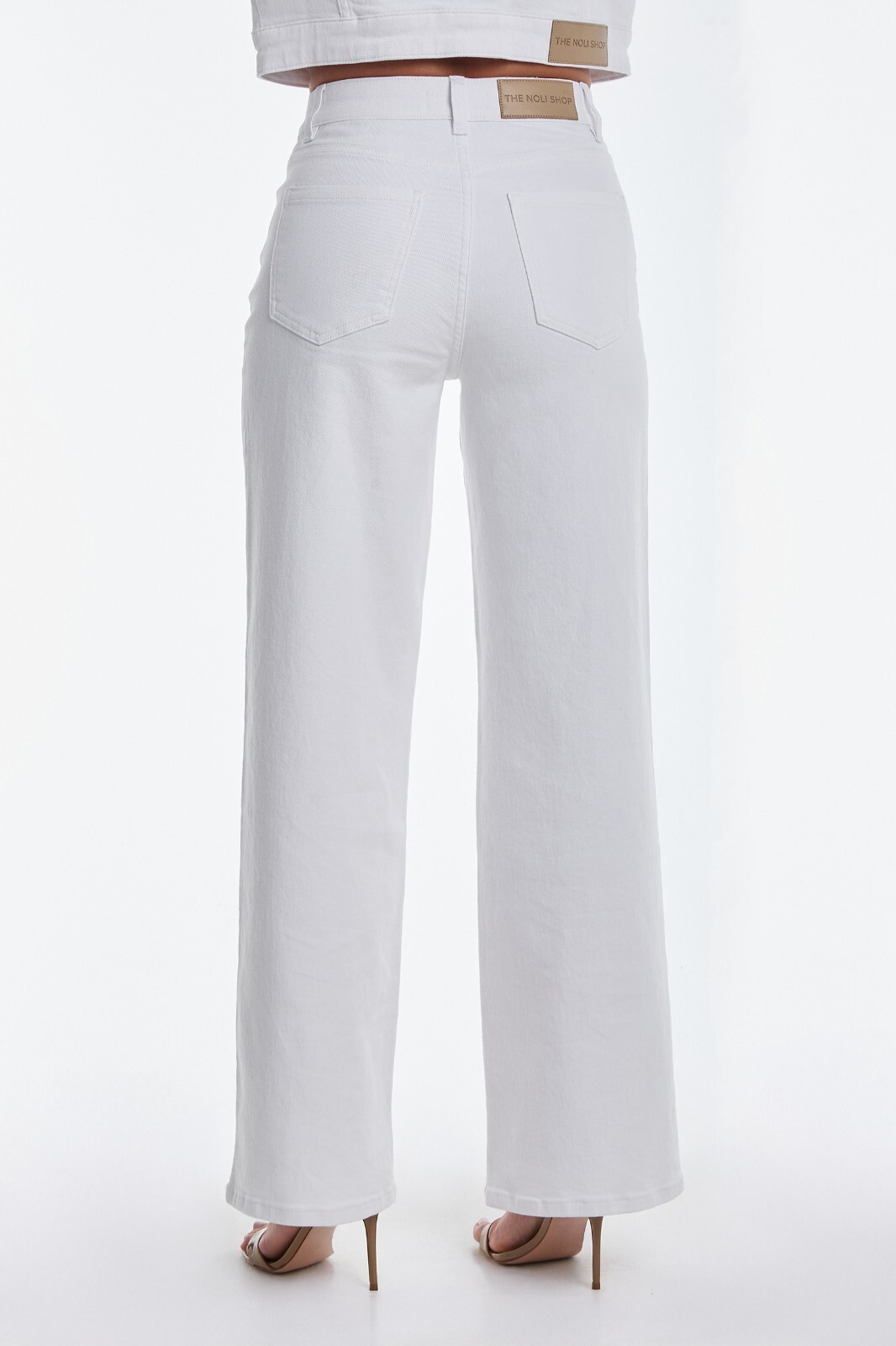 Kaia Pearl High Rise Jean White Classic THE NOLI SHOP