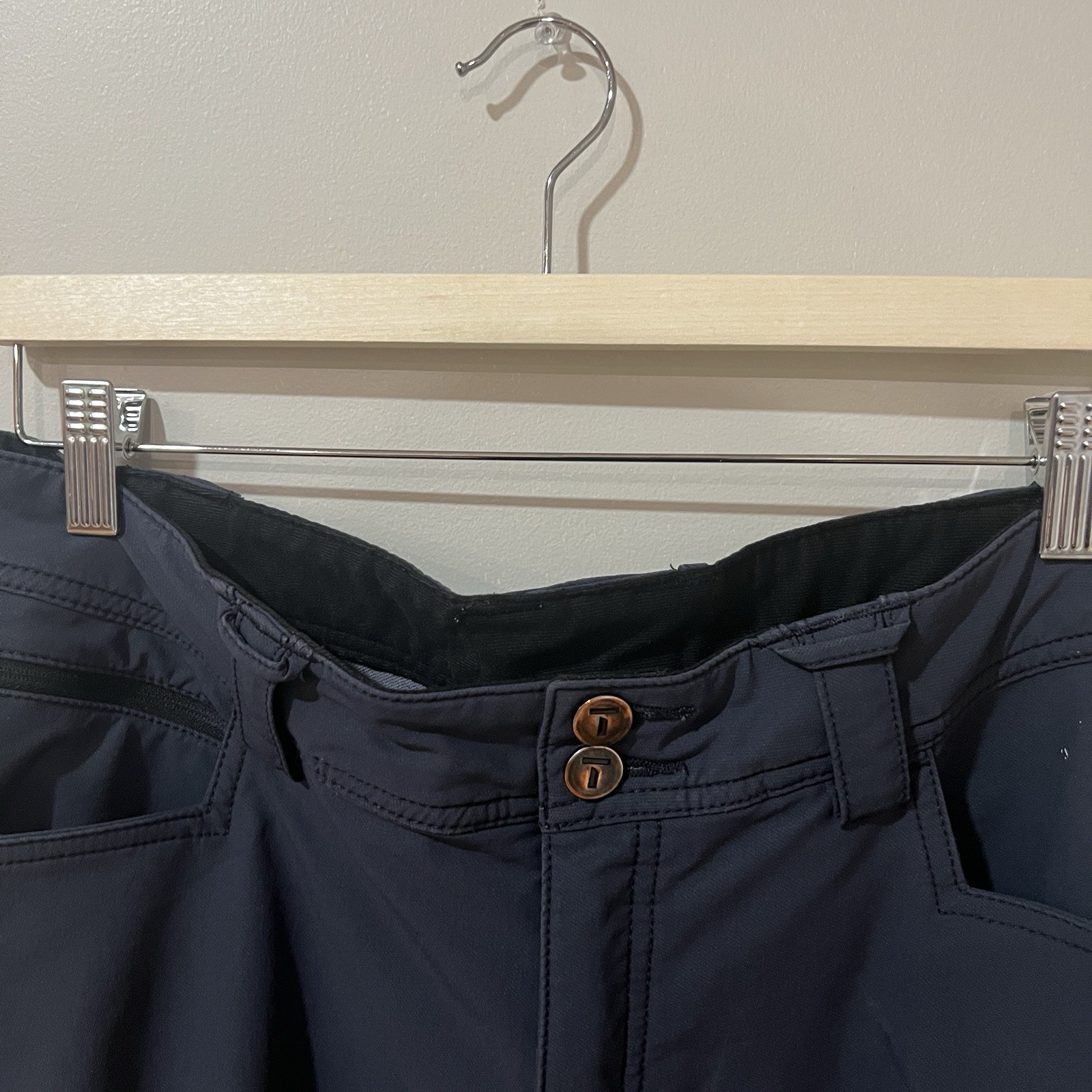 Truewerk T2 Werkpant Cargo Mens 34×32 Navy Dark Blue Workwear Stretch Utility