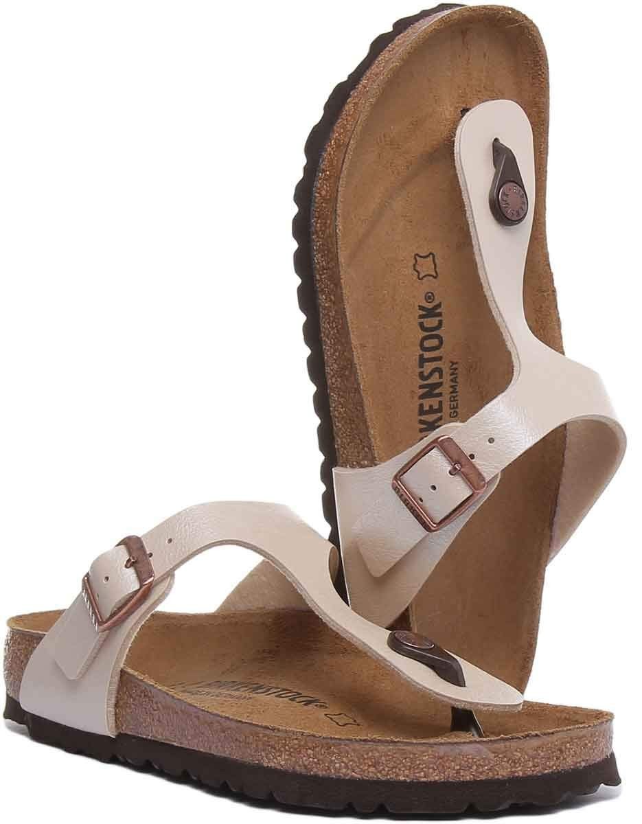 Birkenstock Unisex Gizeh BS Graceful Pearl White Thong Sandal EU39/W8-M6