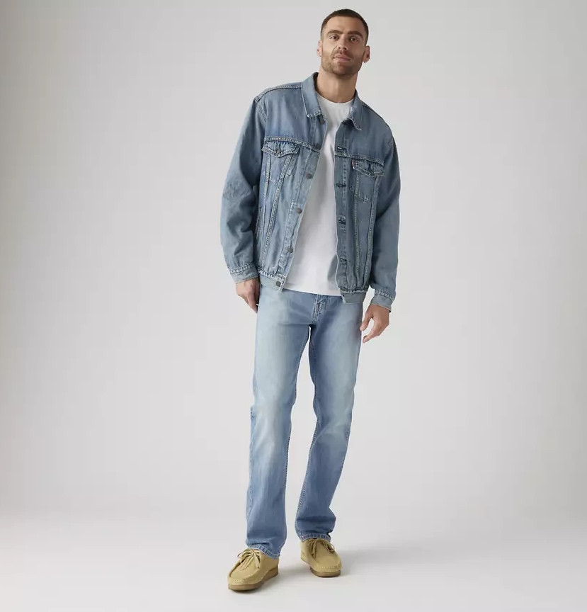 LEVI’S 505™ Regular Fit Men’s Jeans, Ocean Blues – Medium Wash – Stretch (NEW)