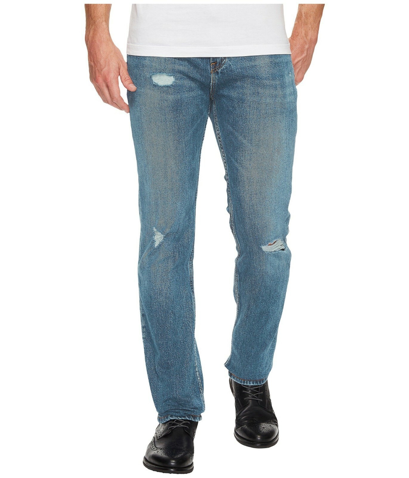 Levis 511 Slim Fit Jeans Mens Sits Just Below Waist Zipper Fly 5 Pocket Denim
