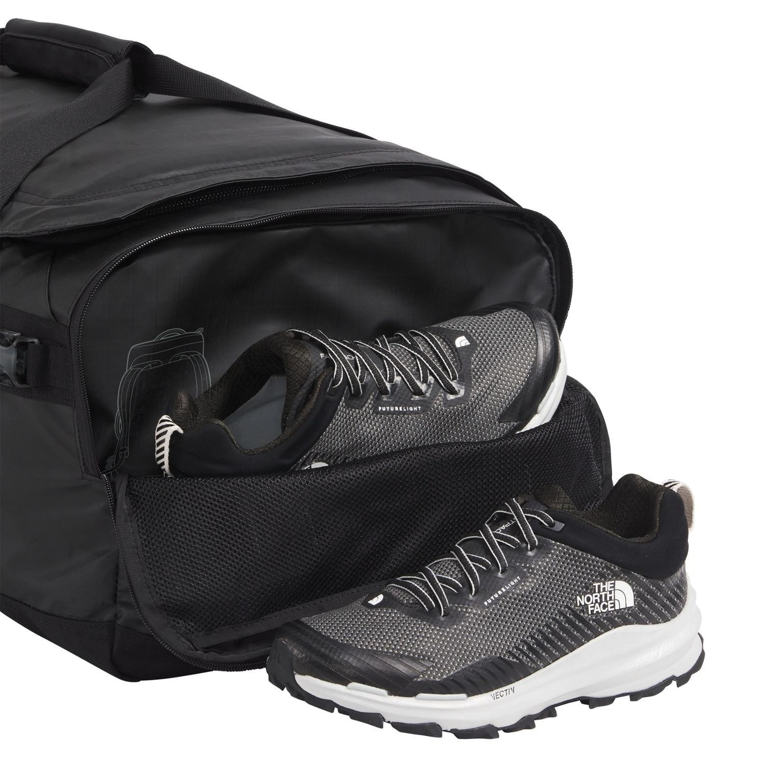 THE NORTH FACE Base Camp Voyager Duffel—62L , Tnf Black/Asphalt