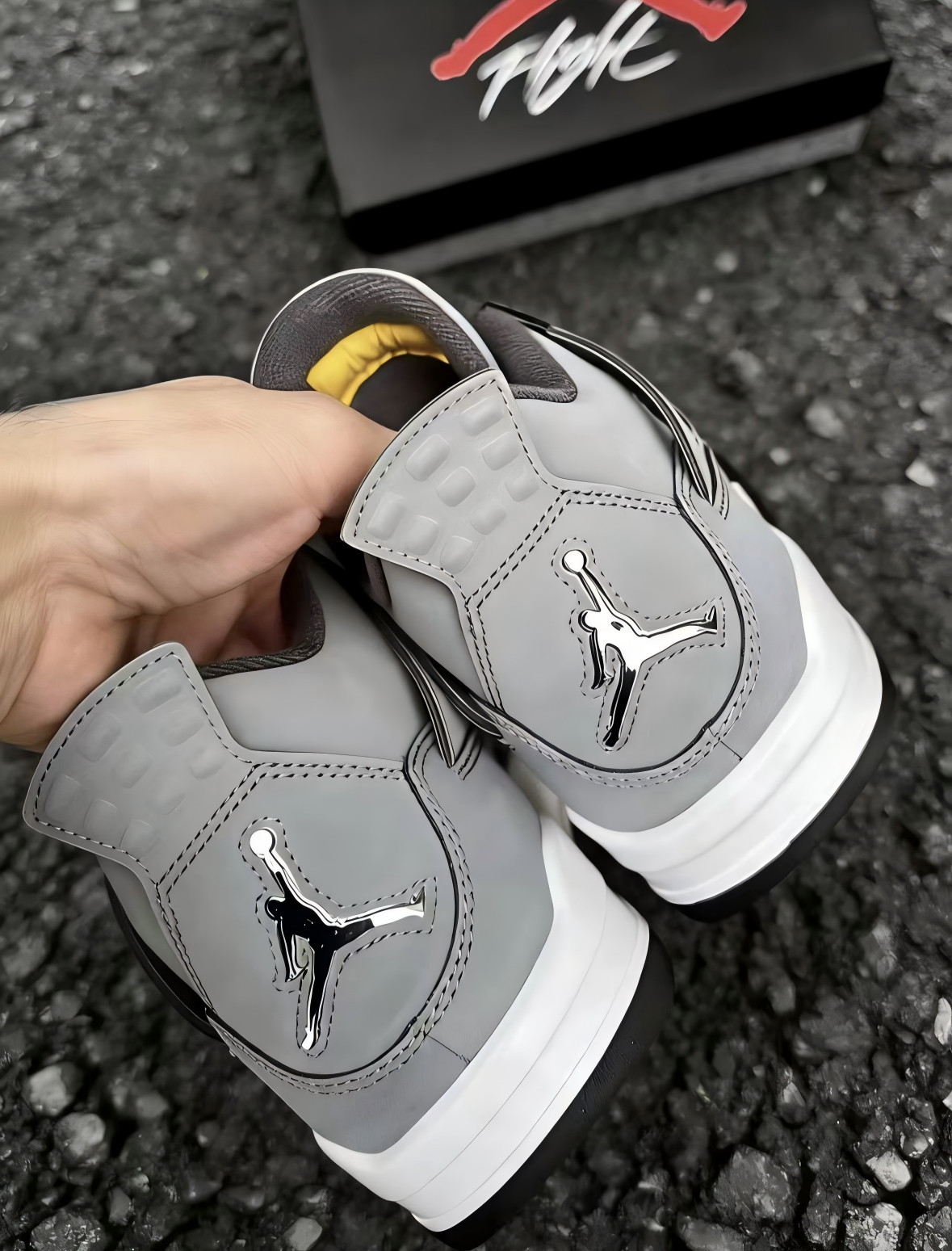 Jordan 4 “Cool Grey” Retro Basketball Shoes Men’s Mid Top
