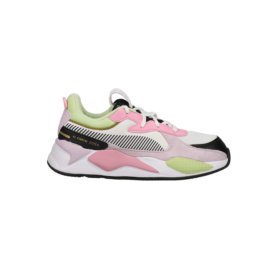 PUMA RsX Bouquet Lace Up Youth Girls Pink, White Sneakers Casual Shoes 38820301