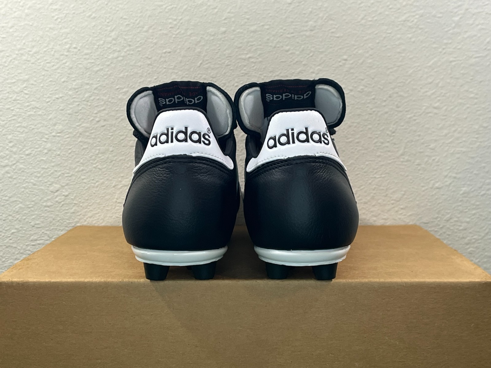 NEW Adidas Copa Mundial FG Black White Soccer Cleats Leather Made in Germany