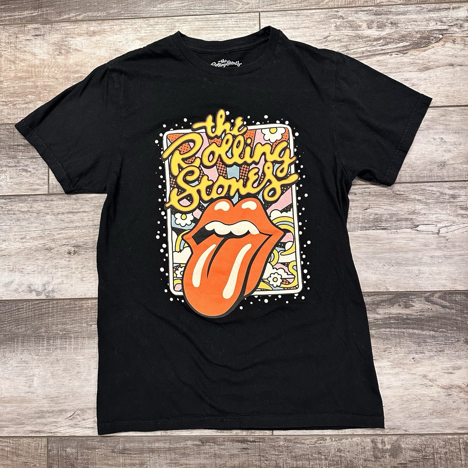 The Rolling Stones Black T Shirt Women’s Size Small