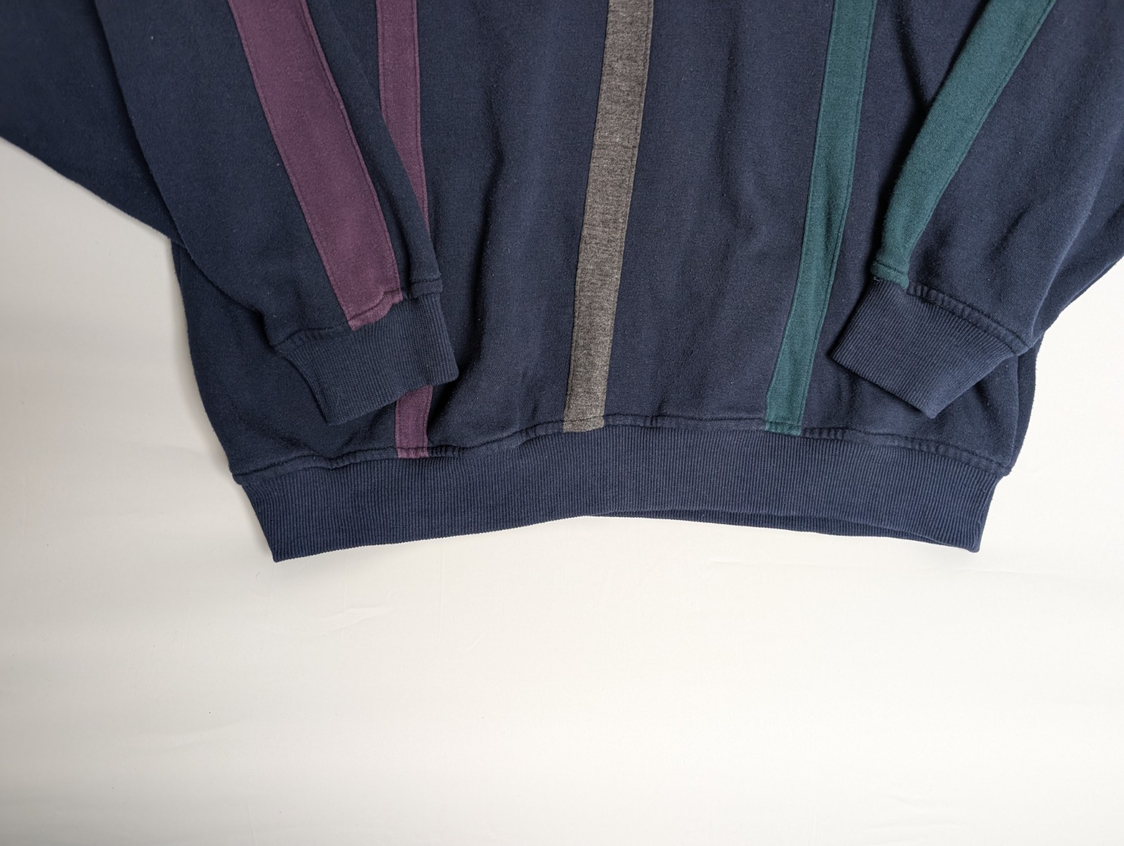 Honors Men’s Multicolor Striped Large Pullover Sweater Collared L Cotton Vintage