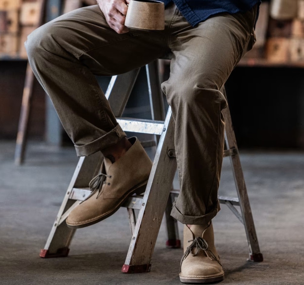 The Officer Chino-High-quality cotton provides a soft, purposeful texture .