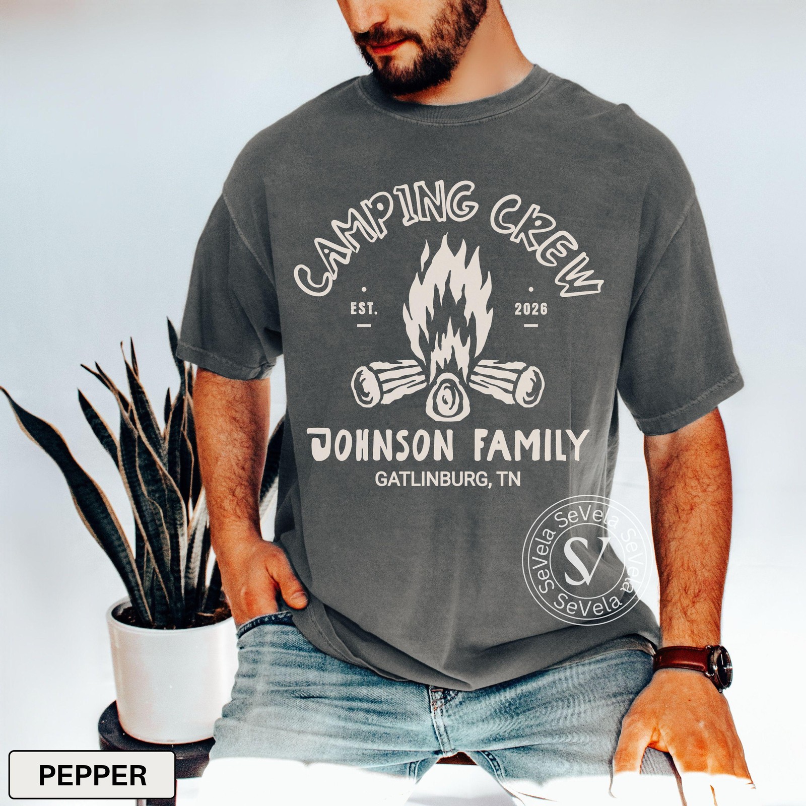 Custom Family Camping Shirt Matching Camp Tshirt Retro Adventure Tee