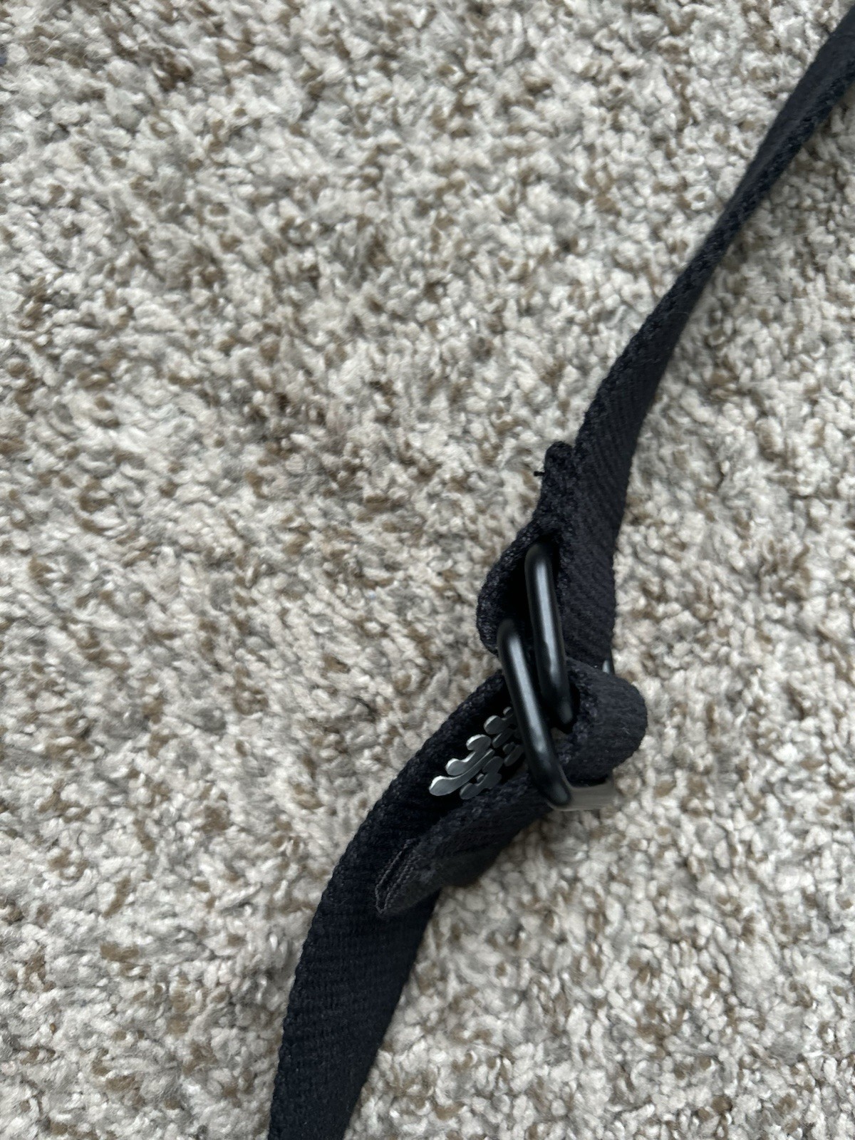 Y & K Black Cotton Adjustable Belt