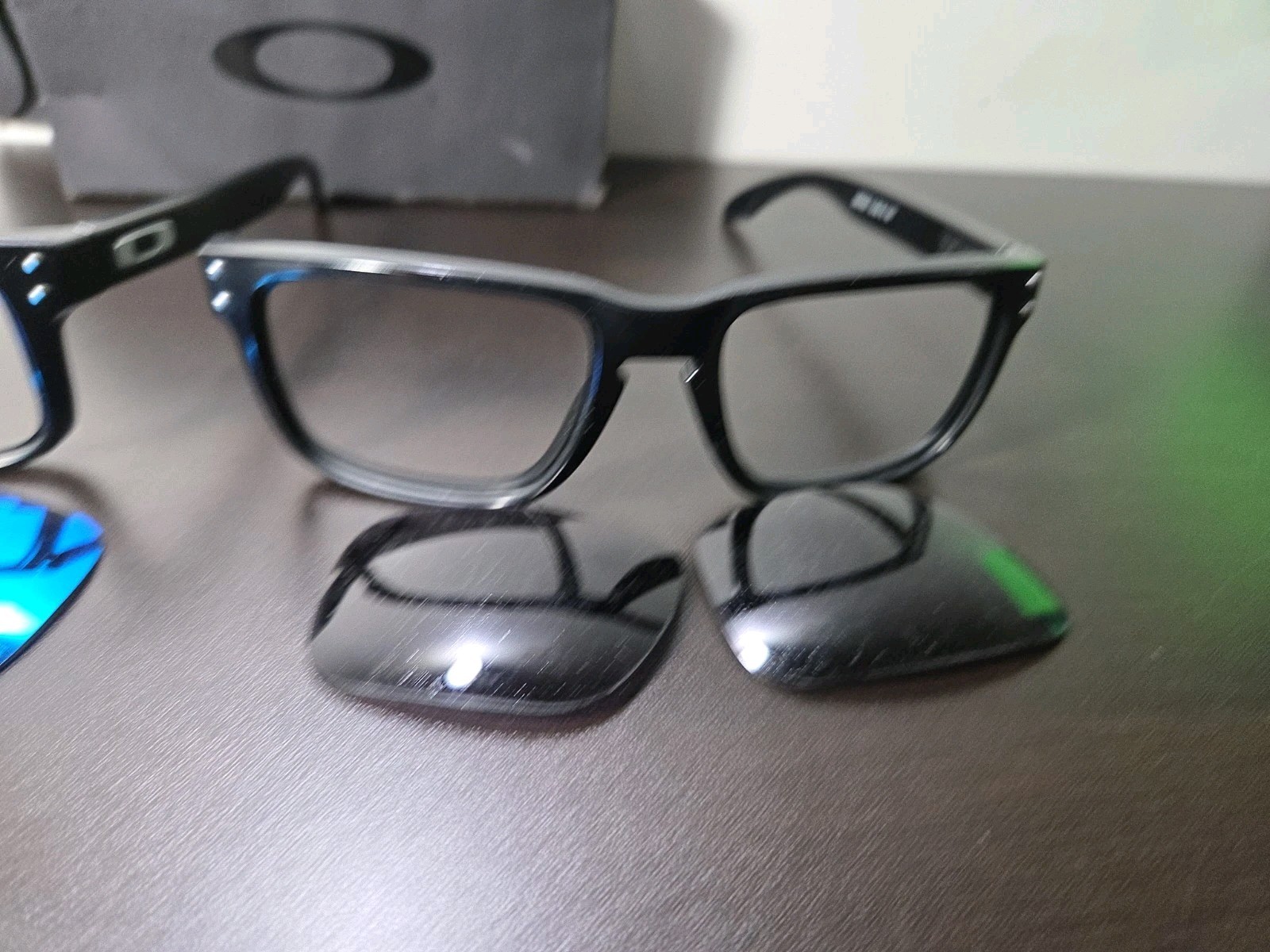 Oakley Holbrook BLACK Frames And Lenses Lot FOR PARTS ONLY