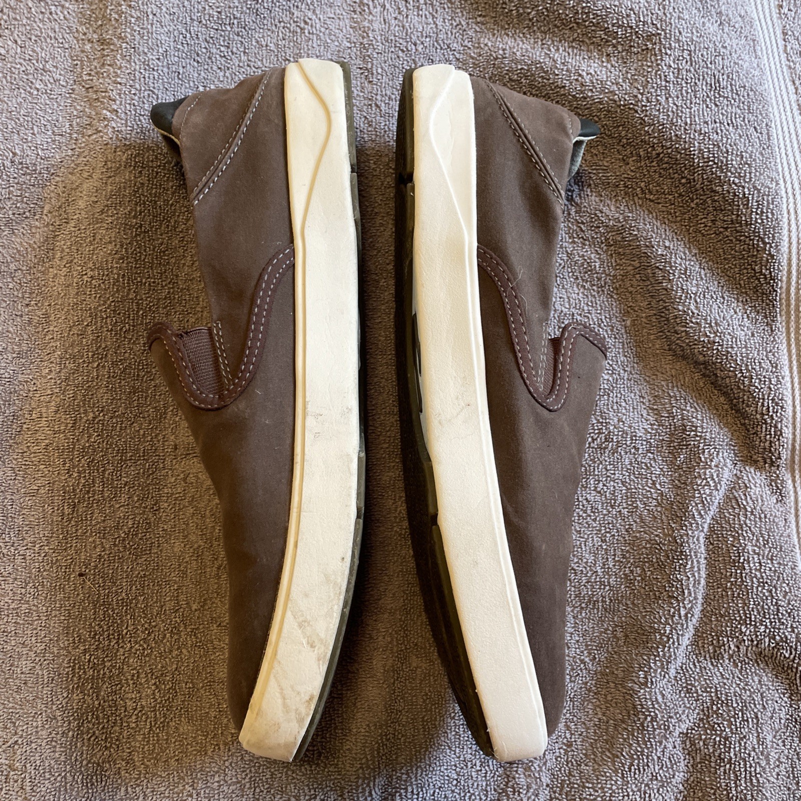 Olukai Sasa Lae’Ahi Men’s 11 Slip On Shoes Brown Loafers