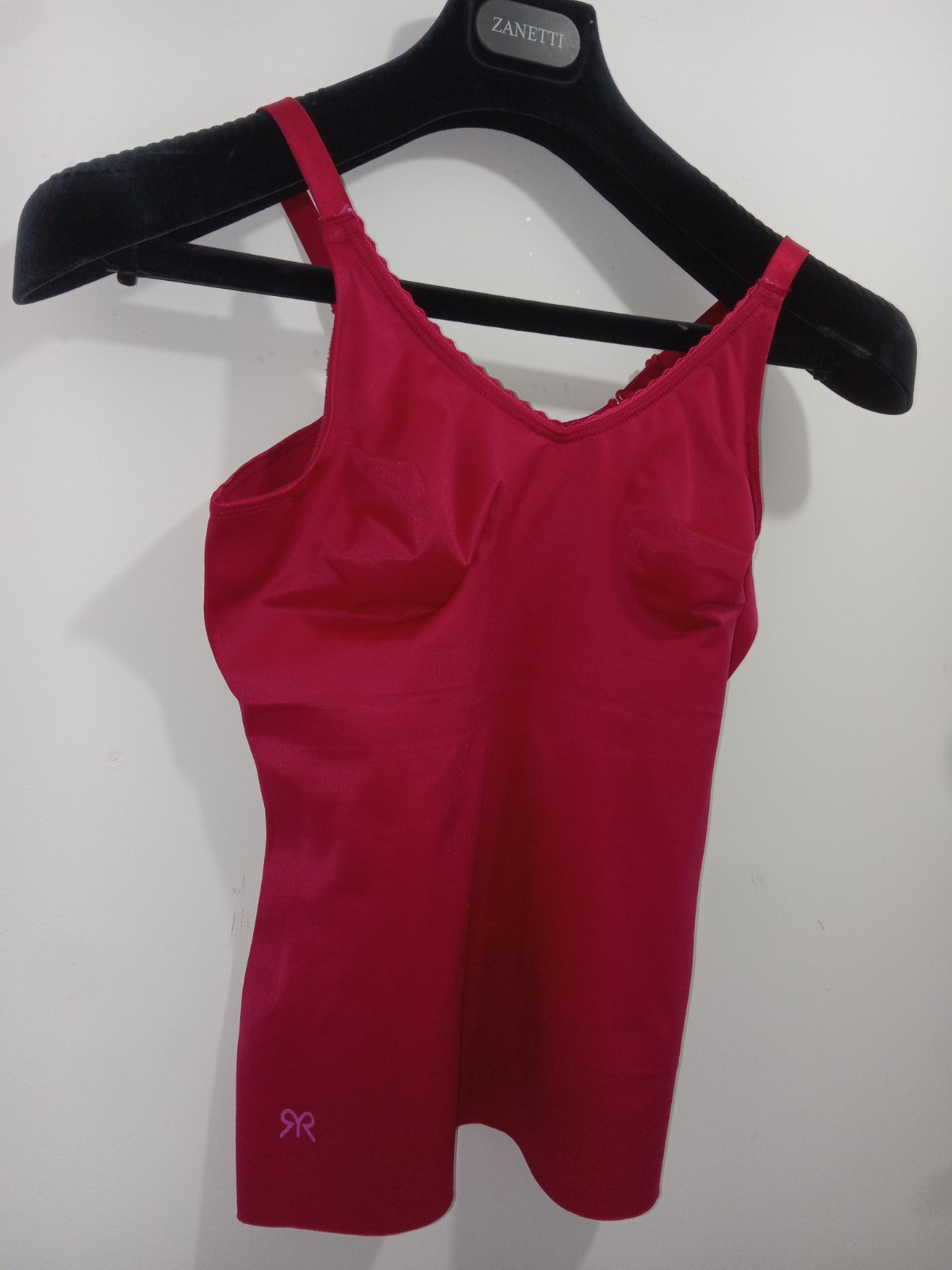 Ruby Ribbon Heritage Cami #1867 Red Sz 34 Multiway Straps Wireless SEE PHOTOS