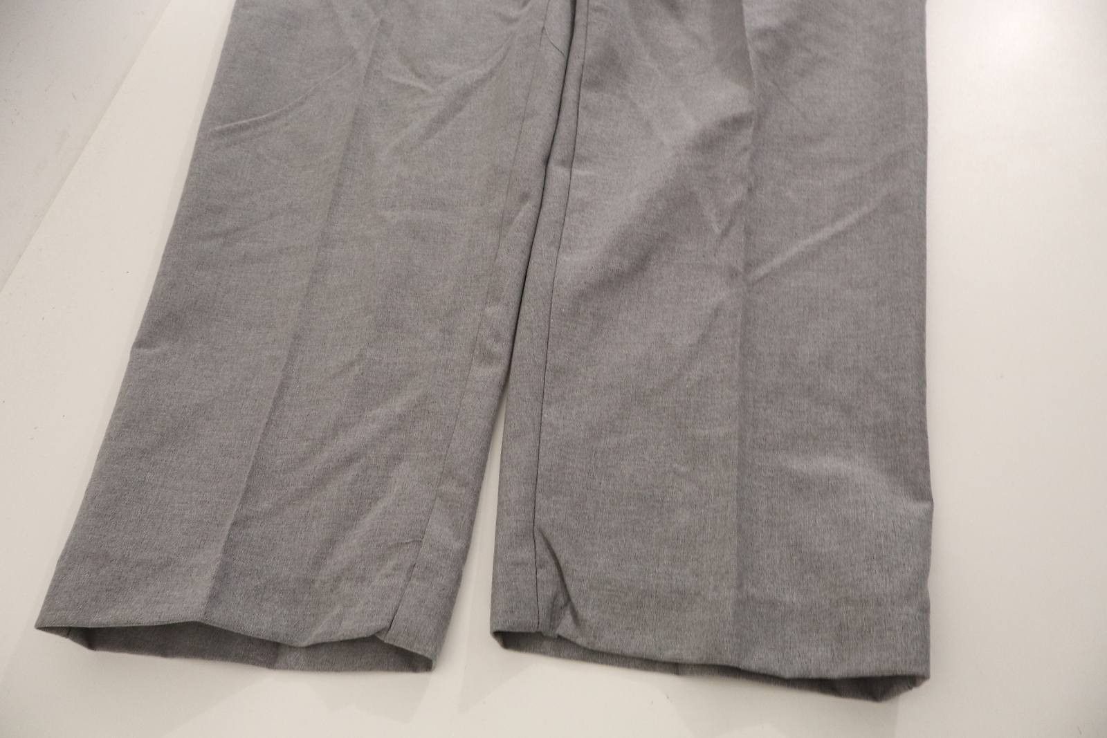 Vintage 90s Deadstock Ever Press Men’s Grey Trousers 46 Machine Washable England