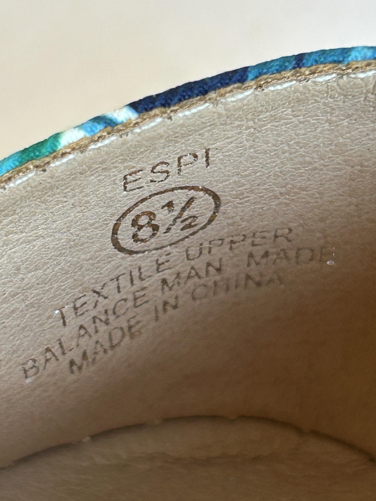 Lauren Lorraine Shoes Womens Size 8.5 Espadrille Flats Embellished Tropical ESPI