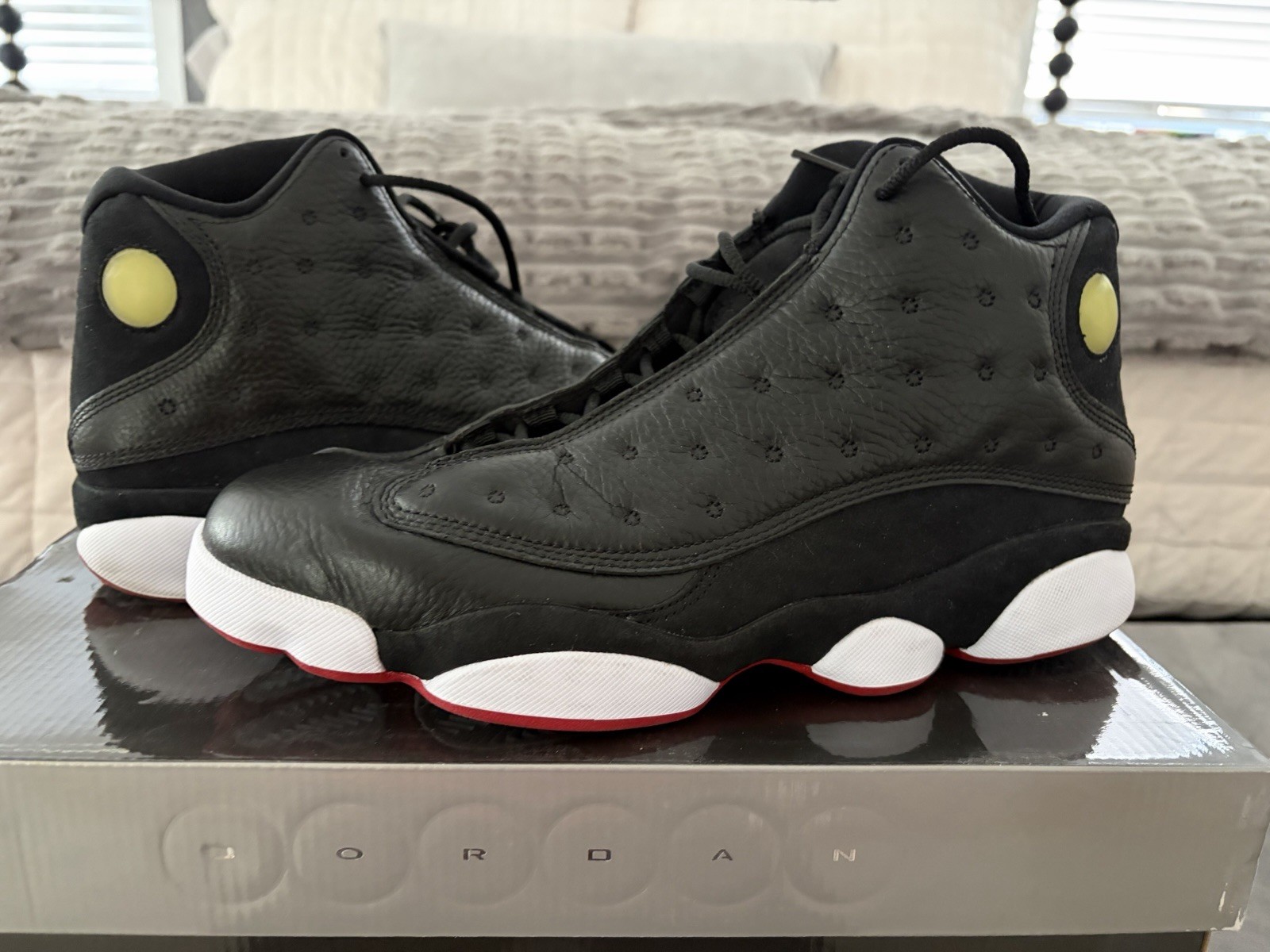 Jordan Air Jordan 13 XIII Retro 2011 Playoff Black/Red 414571-001