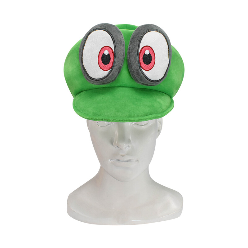 Costume Odyssey Cappy Toy Super Mario Bros Plush Hat Cap Cosplay Xmas Kid Party