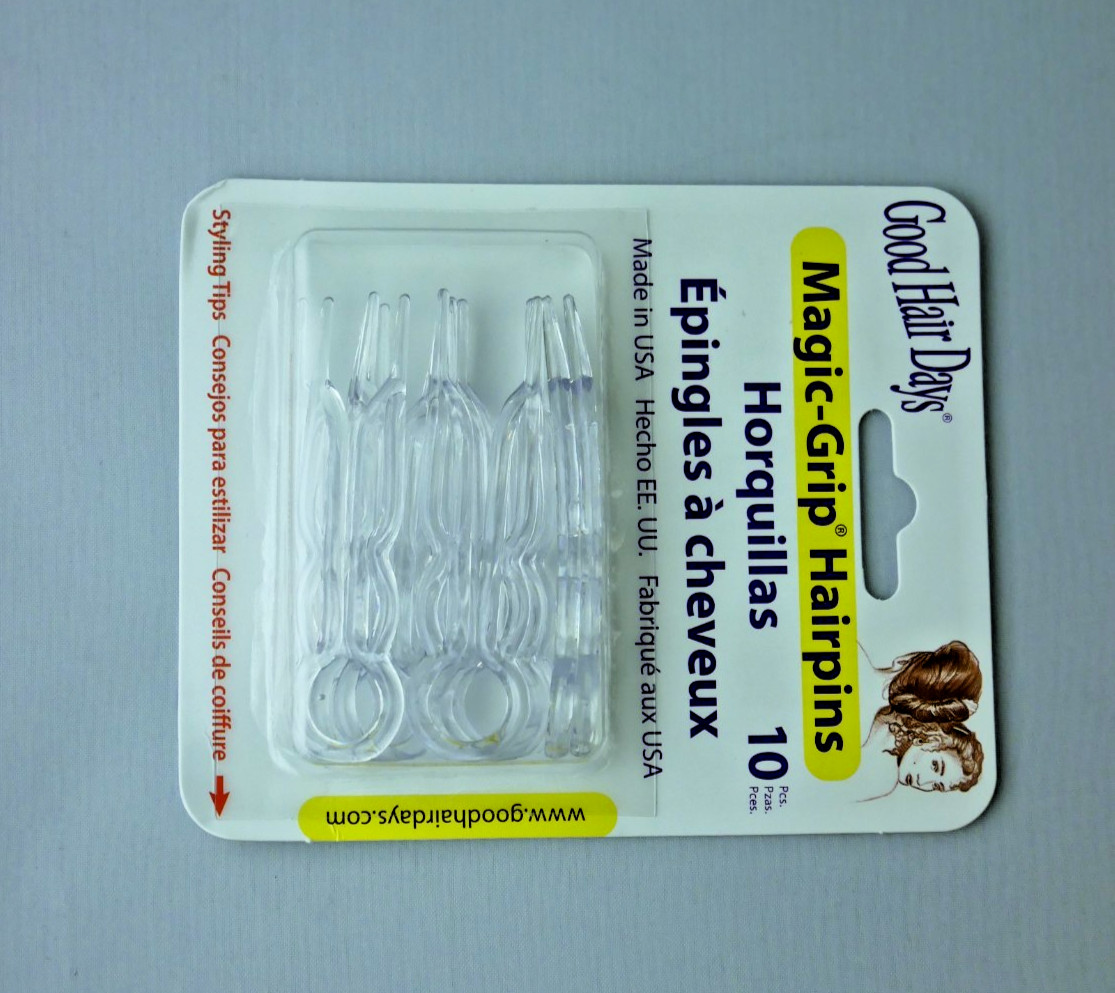 3 x Packs Magic Grip Hairpins 2 1/2″ Clear (30 Pcs) Good Hair Days