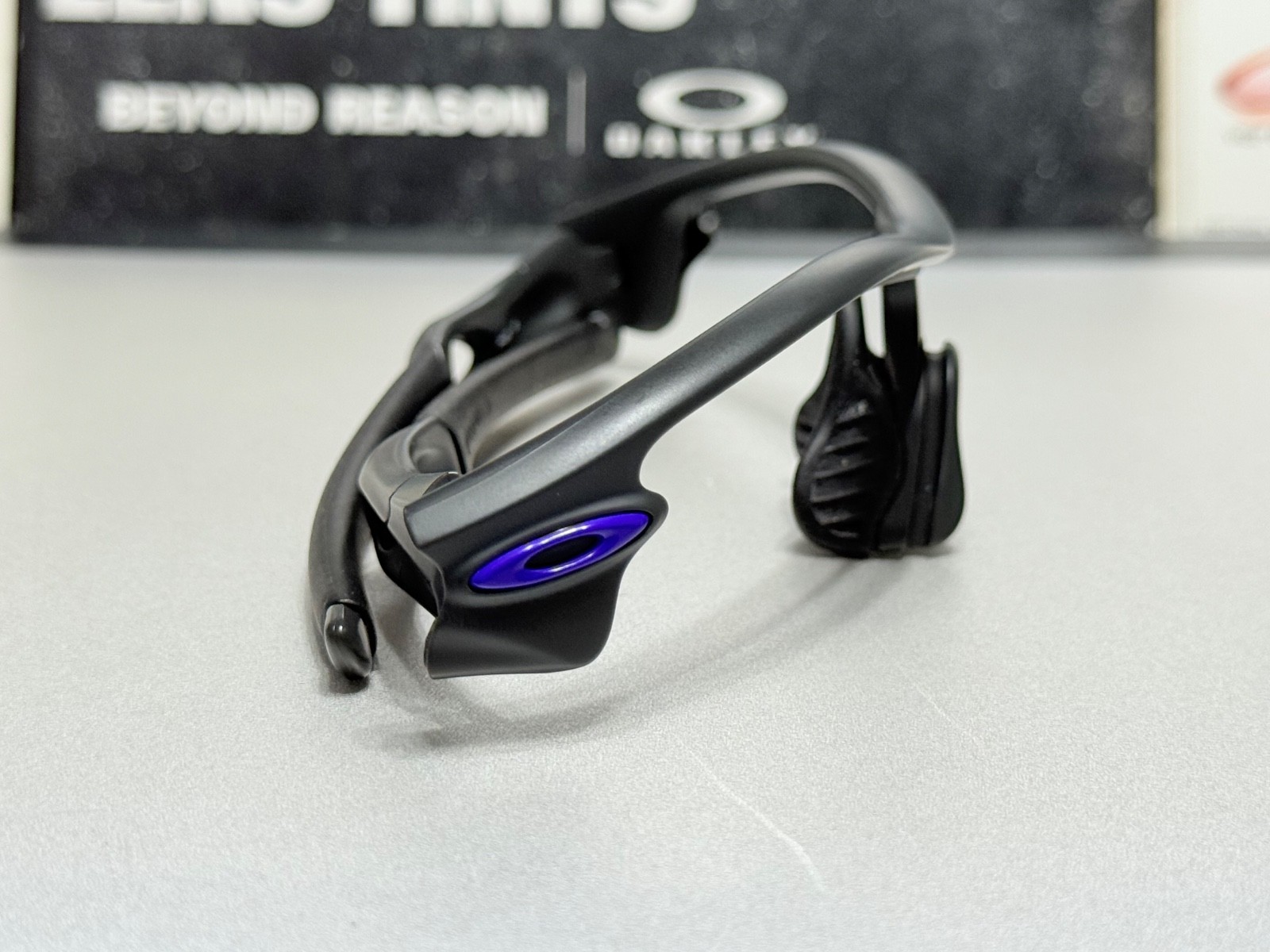 Oakley Radar Path Infinite Hero CARBON frame w/ Purple Icons – SKU# 24-275 132mm