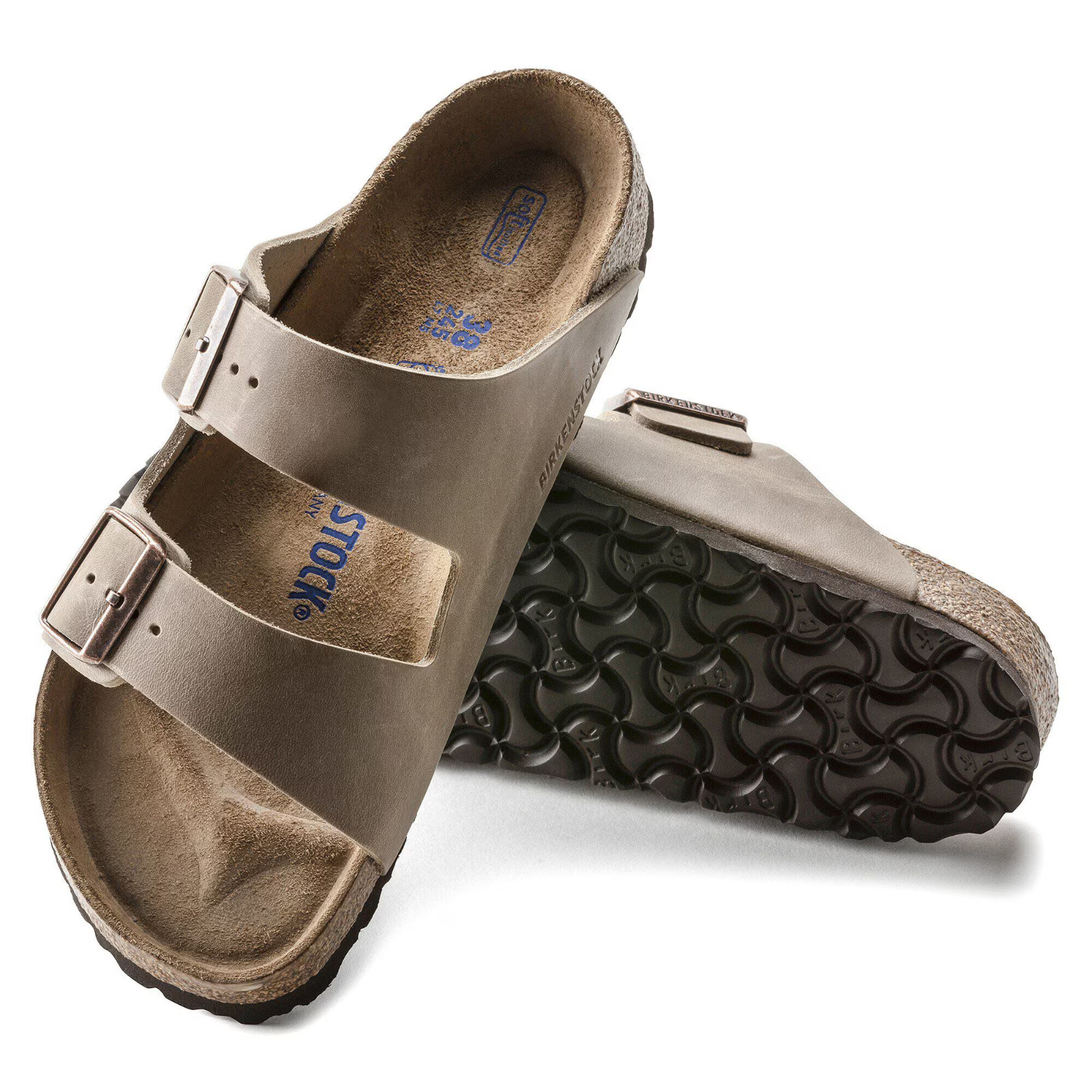 Birkenstock Arizona Soft Footbed Oiled Leather Unisex Sandals Sizes 6-12