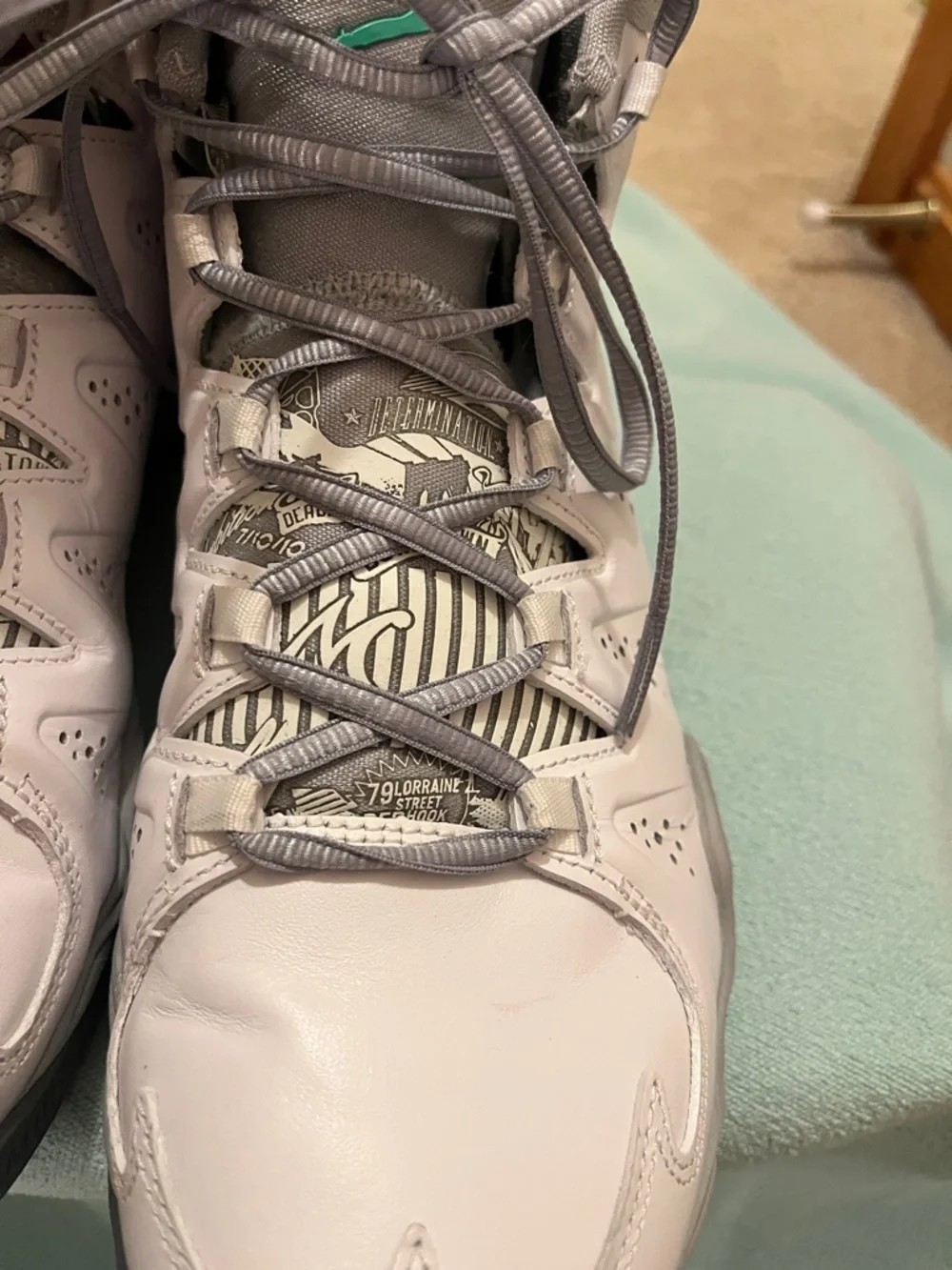 Air Jordan Melo M10 in the Green Glow color way