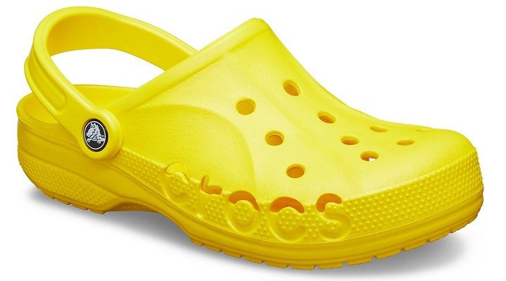Crocs Unisex Baya Clog Shoes – Lemon (US W8/M6) (New)