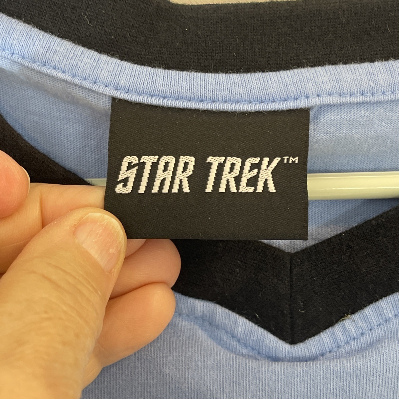 HALLOWEEN COSTUME RUBIE’S STAR TREK SPOCK SHIRT ADULT SZ XL **READ** Party Fun