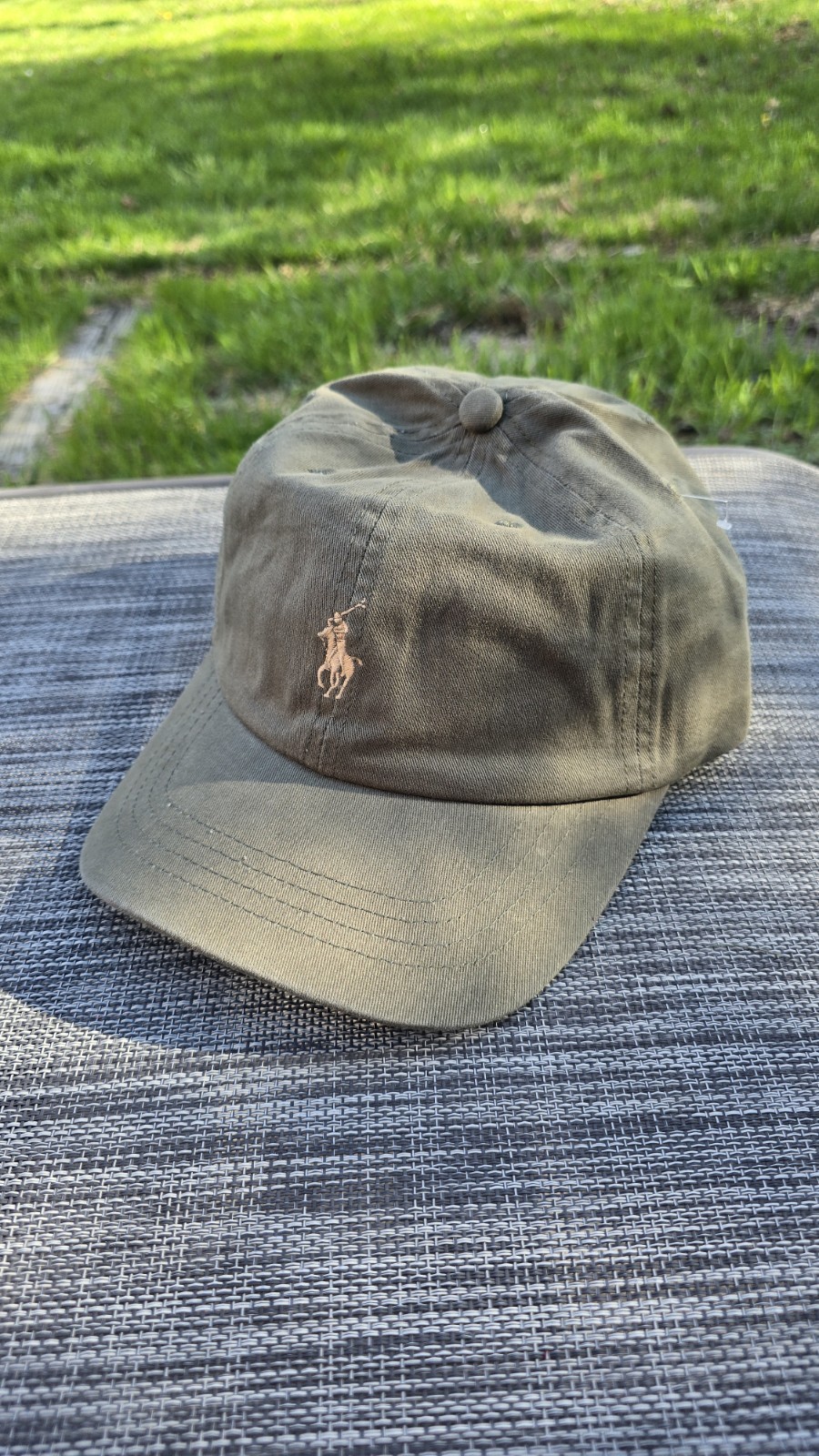 Polo Ralph Lauren Men’s One Size Cotton Chino Adjustable Ball Cap Olive Green