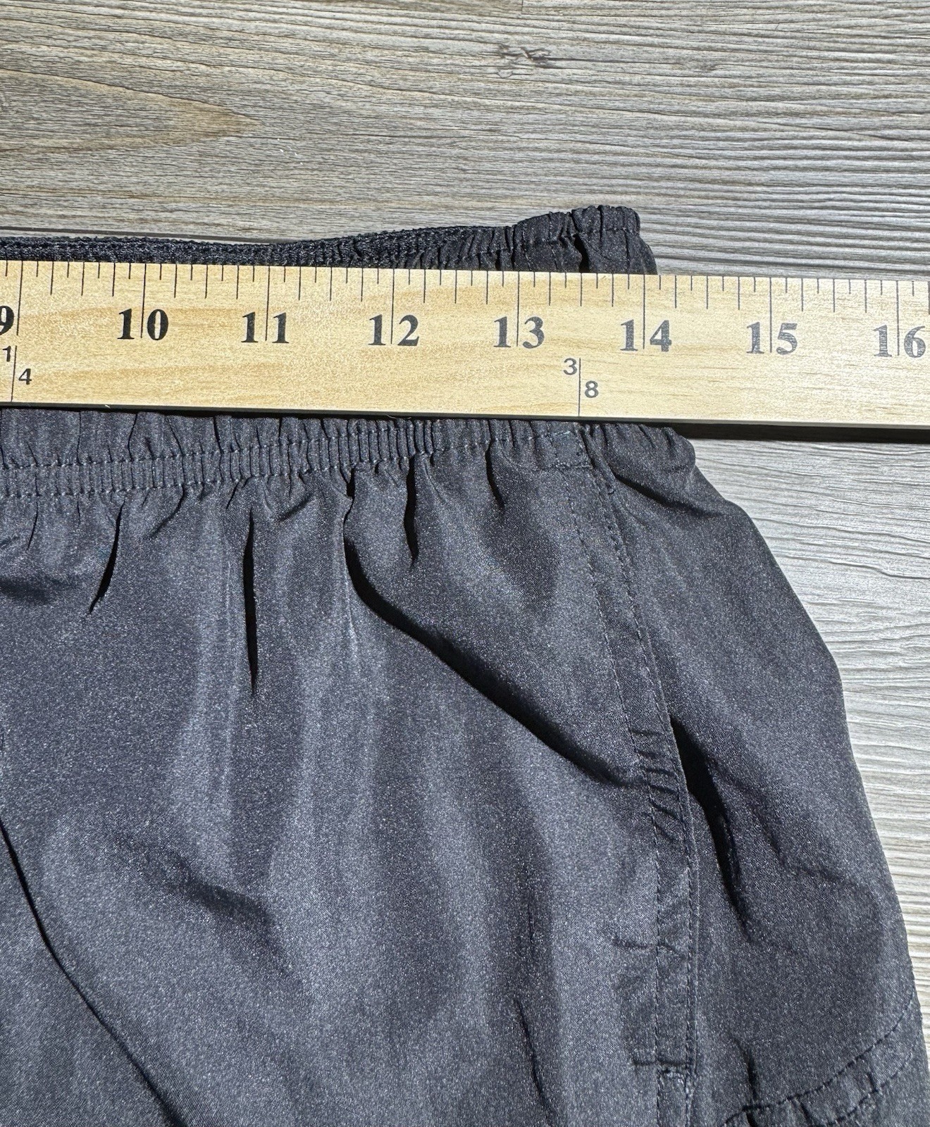 Athletic Works Women’s Running Shorts Black Size M 8-10 Built In Brief Lined
