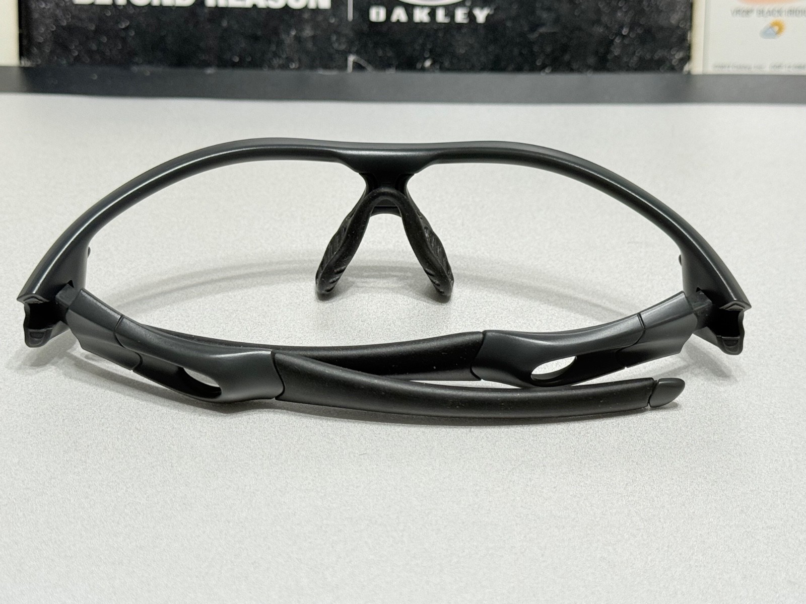 Oakley Radar Path Infinite Hero CARBON frame w/ Purple Icons – SKU# 24-275 132mm