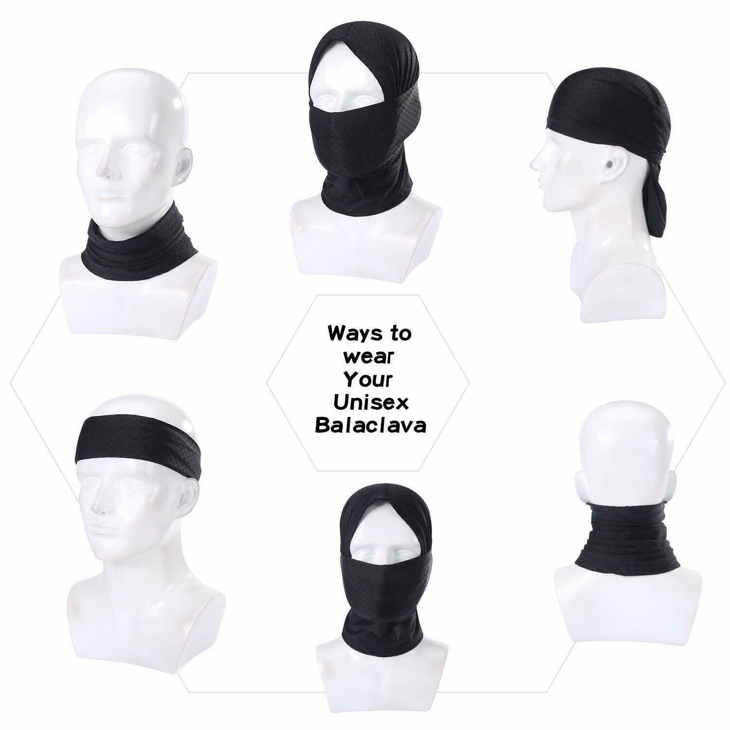 Neck Gaiter Bandana Face Mask Sun Cooling Scarf Gator Cover Head for Men Women
