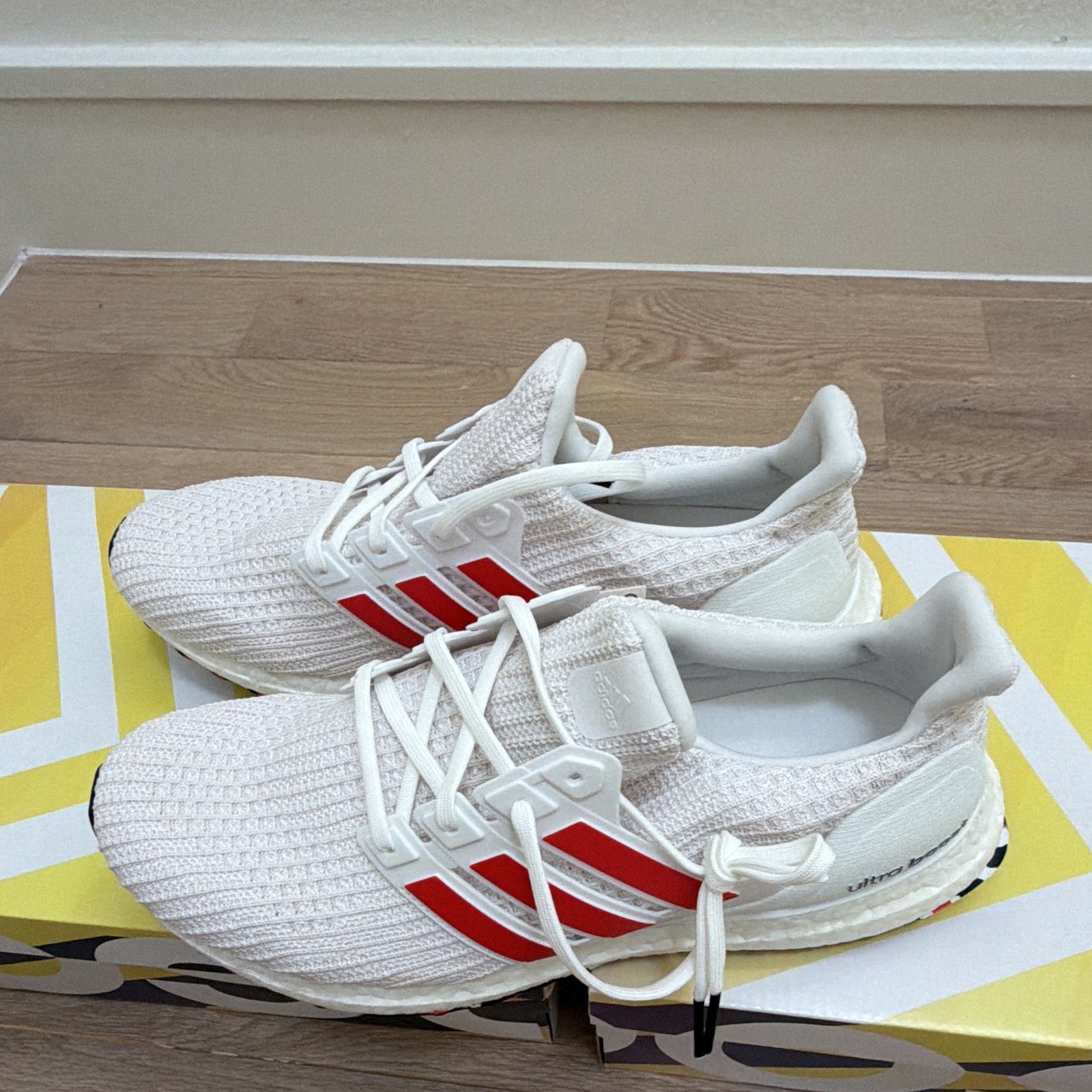 adidas UltraBoost 2018 Size 10 Red/Black/White