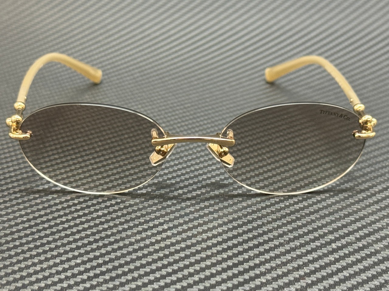 TIFFANY TF3104D 617811 Pale Gold Grey Gradient Women’s 56 mm Sunglasses