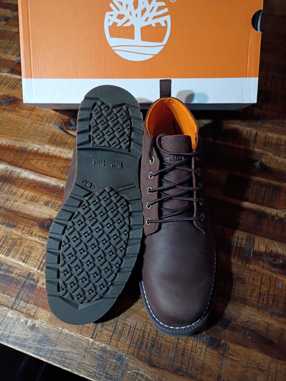 Mens Timberland Redwood Falls Premium Waterprof Leather Heavy Chukka Boot Sz 9.5