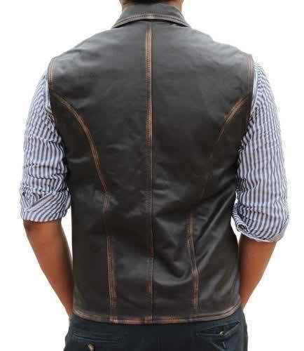 Hell on Wheels Cullen Bohannan Real Leather Vest – 100% MONEY BACK GUARANTEE!!!