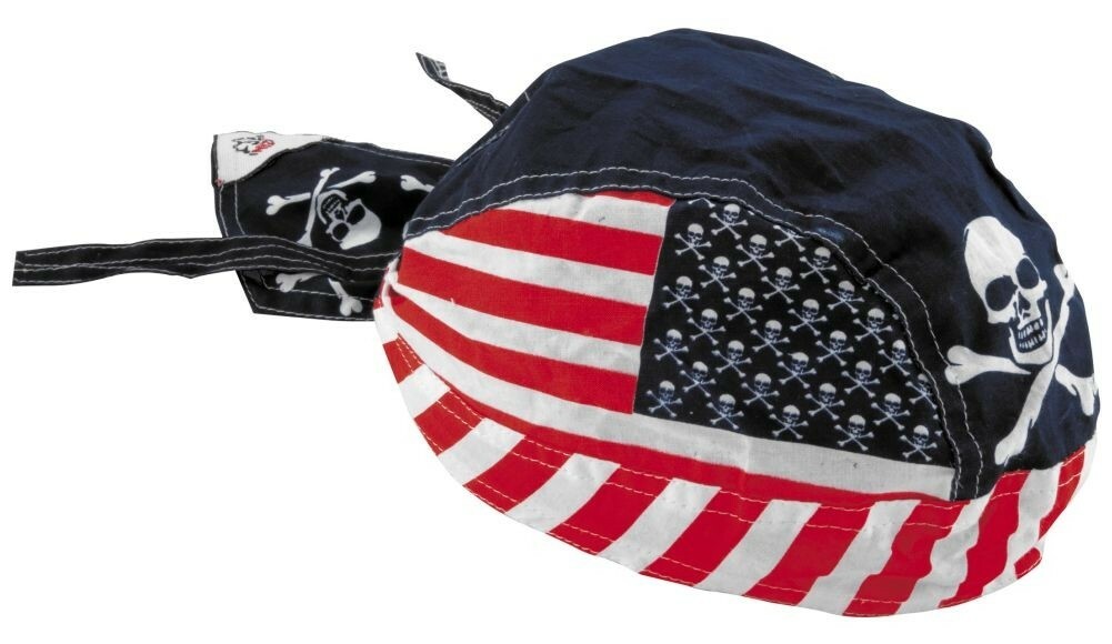 American Flag Skull Cap Patriotic Doo Rag Bald Eagle Bandana Dorag Stars Stripes