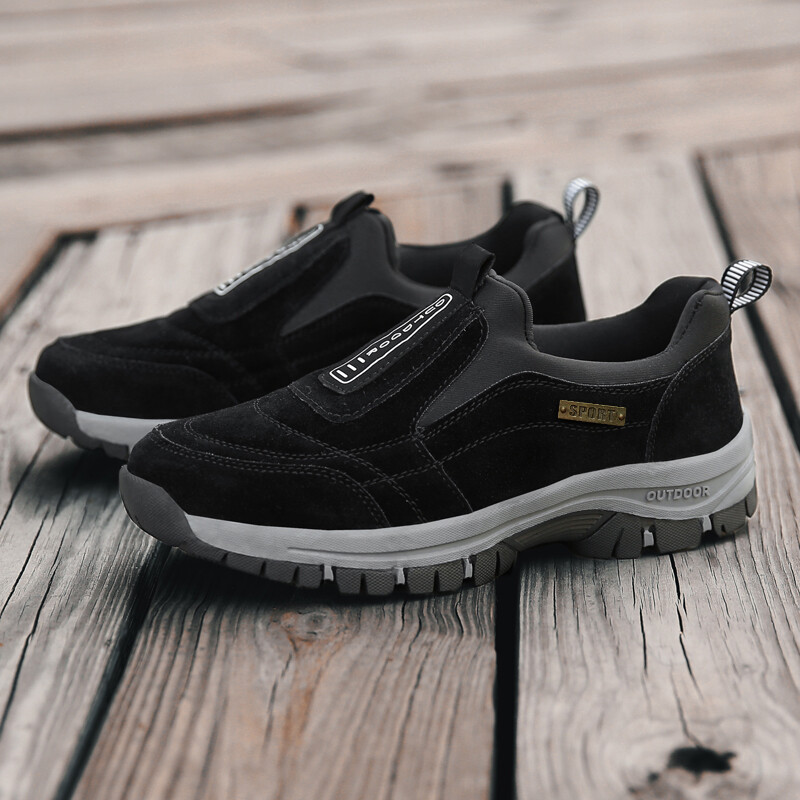 Outdoor Sports Shoes, Men Slip On Loafer Casual Walking Sneakers
