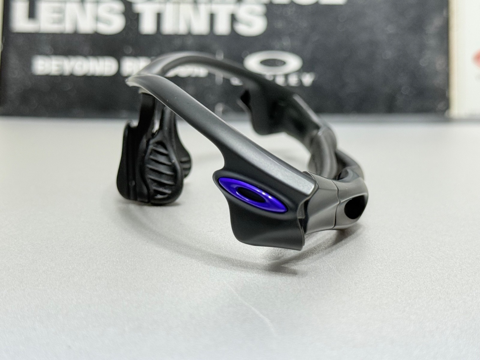 Oakley Radar Path Infinite Hero CARBON frame w/ Purple Icons – SKU# 24-275 132mm