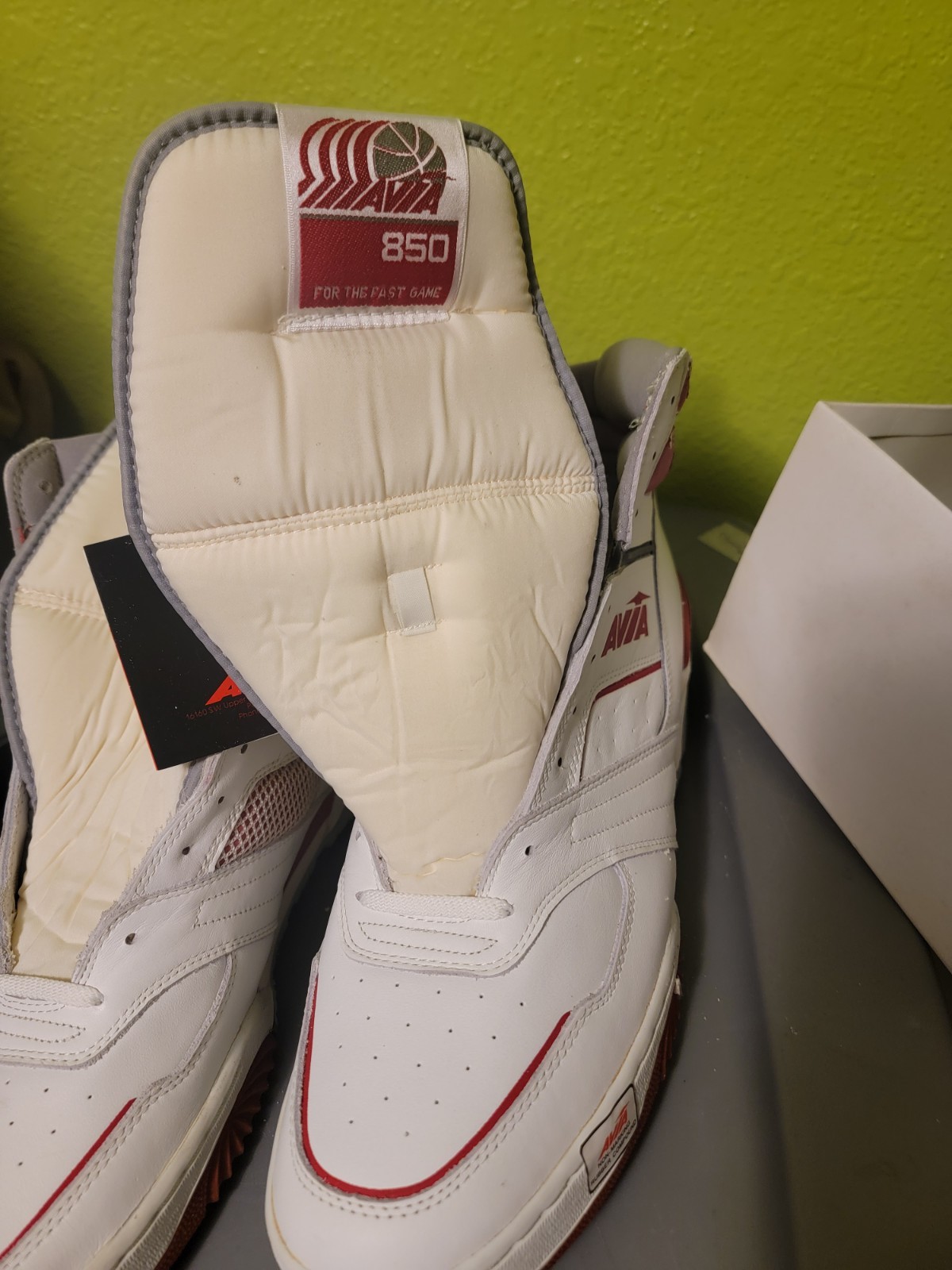 Avia 850 MR Basketball 1985 Shoes Drexler Pippen Blazers Abloh 1980s Vintage SEE