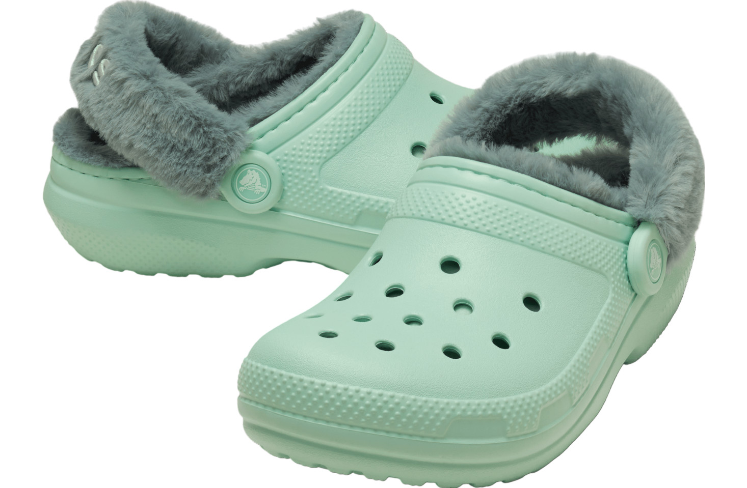 Crocs Classic Fuzz Lined Clog Spearmint – Men 4 / Women 6 – 211043-3YD
